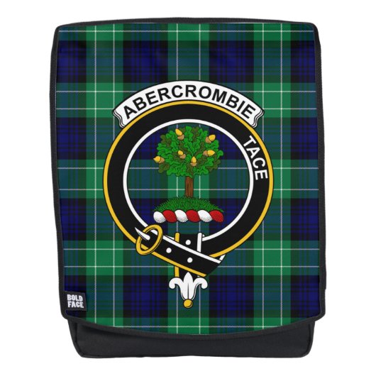 Sac À Dos Plaid Abercrombie Clan Crest (Devant)