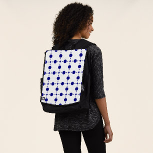 Sac À Dos Points de bleu marine, Motif à pois, Pois