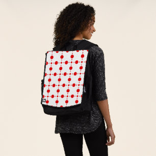 Sac À Dos Points rouges, Motif à pois, Pois, Pointillé