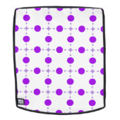 Sac À Dos Points violets, Motif à pois, Points, Pointillé (Devant amovible)