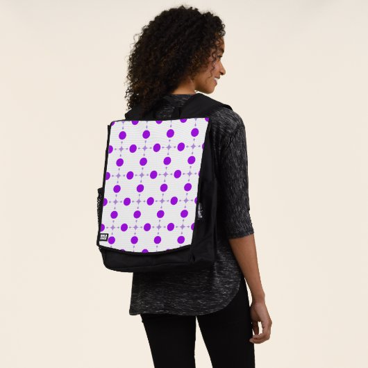 Sac À Dos Points violets, Motif à pois, Points, Pointillé (Porté)