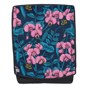 Sac À Dos Pois doux et bourdons, rose et bleu