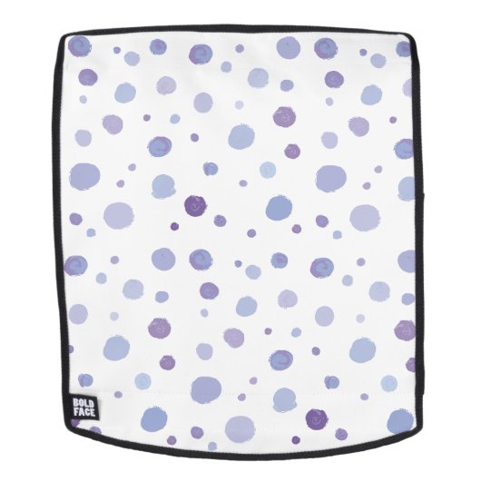 Sac À Dos pois peint à la main (Devant amovible)