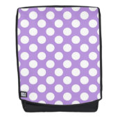 Sac À Dos Pois violets, Motif à points Polka, points, pointi (Devant)