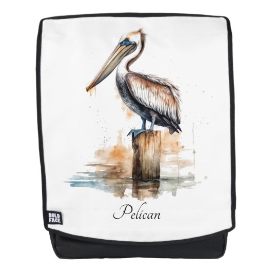 Sac À Dos Poise du Pélican (Devant)