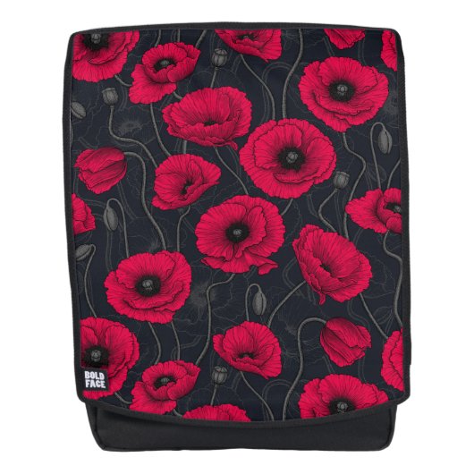 Sac À Dos Poppies rouges (Devant)