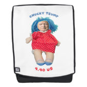Sac À Dos Poupée de Chucky Donald Trump (Devant)