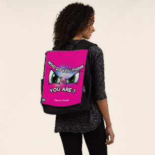 Sac à dos pour adultes : Qui pensez-vous (rose)