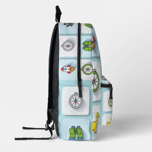 Sac à dos pour garçons avec Icônes Mini Explorer (Gauche)