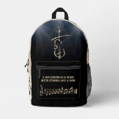Sac à dos pour instrument de musique violoniste ar (Recto)