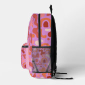 Sac à dos pour Motif Abstrait rose Super rétro (Droite)