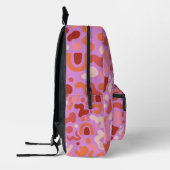 Sac à dos pour Motif Abstrait rose Super rétro (Gauche)