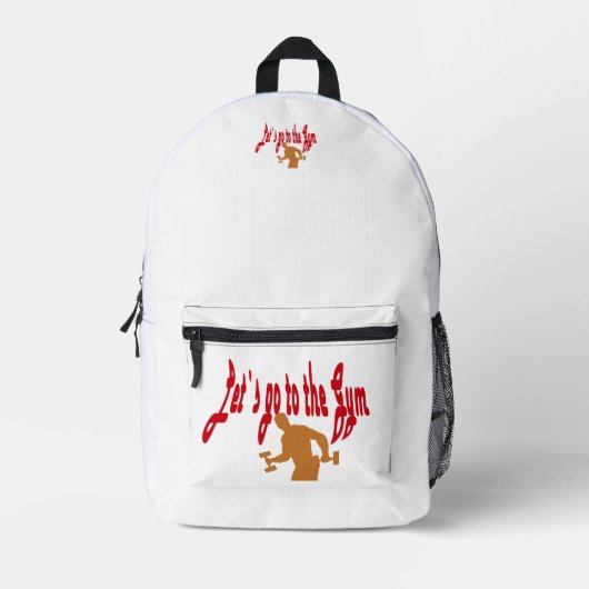 sac à dos pour salle de sport et entraînement (Recto)