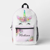 Sac à dos Rainbow Unicorn (Recto)