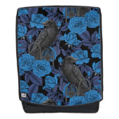 Sac À Dos Ravins et roses bleus (Devant)