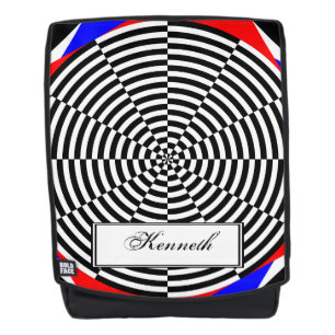 Sac À Dos Rayonnement noir et blanc par Kenneth Yoncich