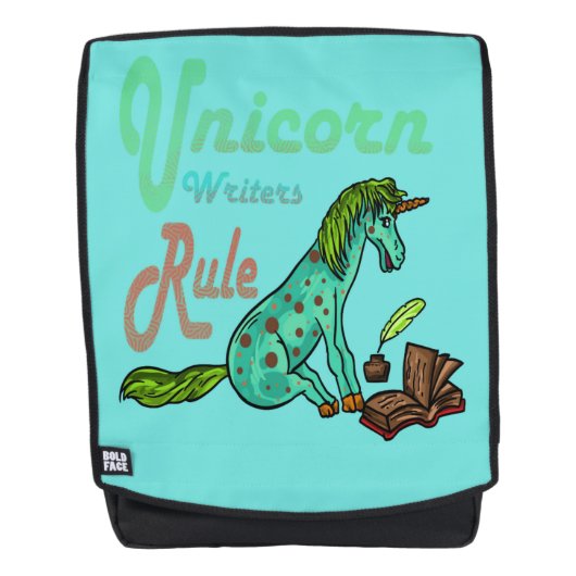 Sac À Dos Règle Unicorn Writers (Devant)