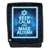Sac À Dos Restez Calme Et Faites De L'Aliyah (Devant)