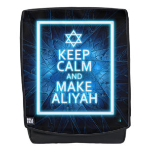 Sac À Dos Restez Calme Et Faites De L'Aliyah