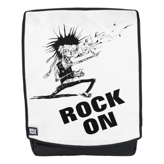 Sac À Dos Rock On Zombie (Devant)