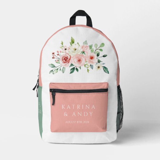 Sac à dos Rose de mariée rose (Recto)