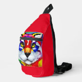Sac à dos rouge Alexander's Cat (Coin droit)