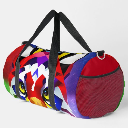 Sac à dos rouge en duffel d'Alexander's Cat (Coin droit)