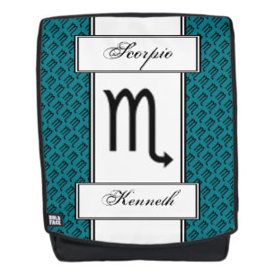 Sac À Dos Scorpio Zodiac Symbole Standard par Kenneth Yoncic