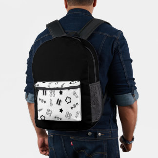 Sac à dos Skate blanc et noir