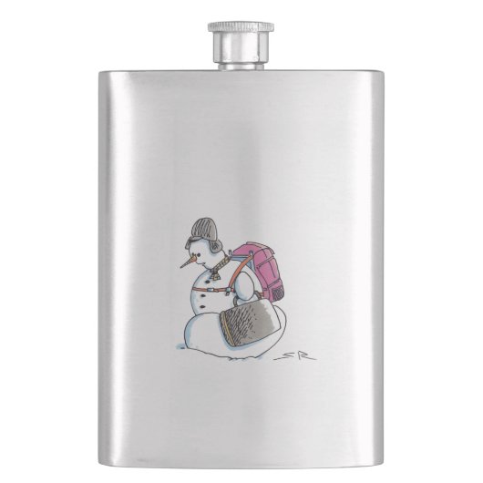 Sac à dos Snowman flacon en acier inoxydable (devant)