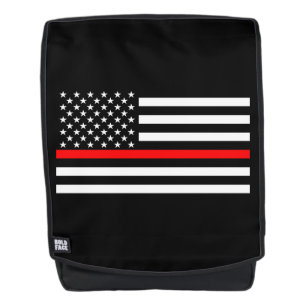 Sac À Dos Symbolic mince Red Line American Flag graphique su