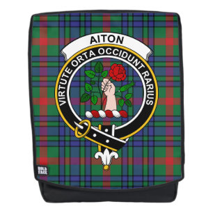 Sac À Dos Tartan Plaid De L'Aïon Clan Crest