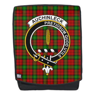 Sac À Dos Tartan Plaid De L'Auchinleck Clan Crest
