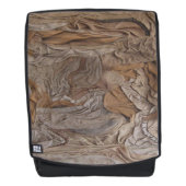 Sac À Dos Tecte de daim en cuir (Devant)