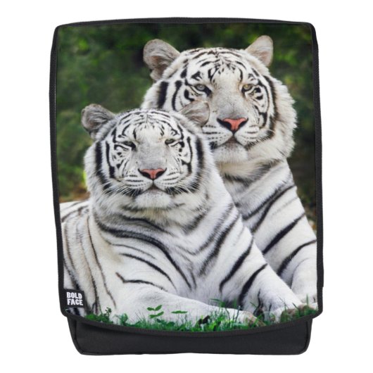 Sac À Dos Tigres blancs (Devant)