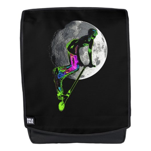 Sac À Dos Tournée de lune - Scooter Boy Artwork (Devant)