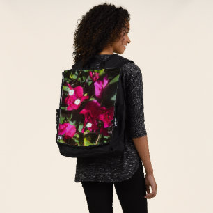 Sac À Dos Tropical Floral Print, Retro Mood