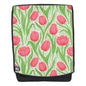 Sac À Dos Tulipes en rouge et vert (Devant)