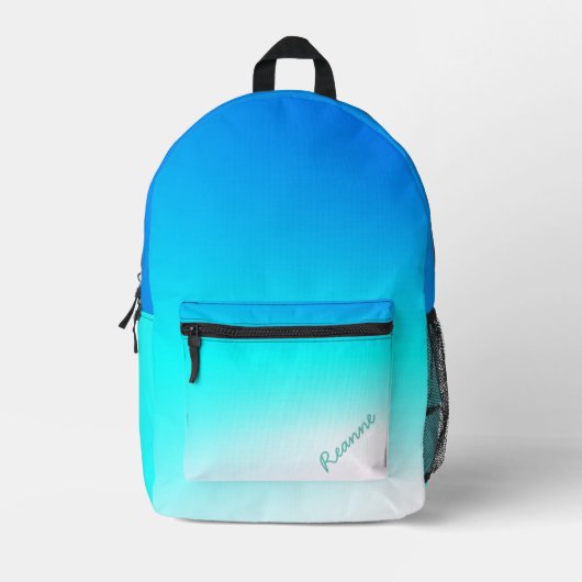 Sac à dos Turquoise Ombre (Recto)