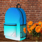 Sac à dos Turquoise Ombre