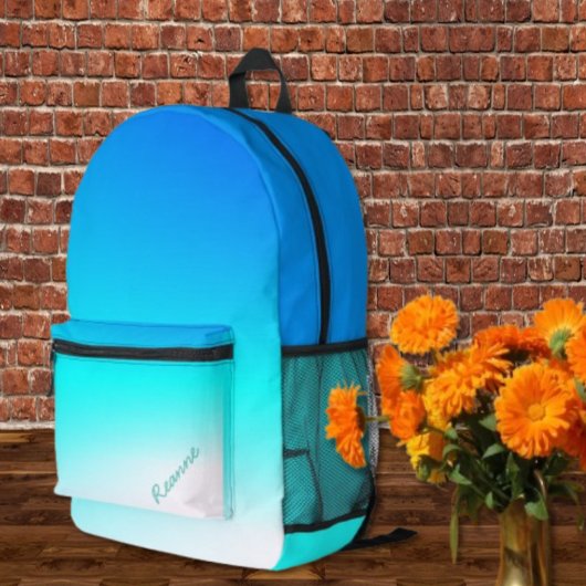 Sac à dos Turquoise Ombre