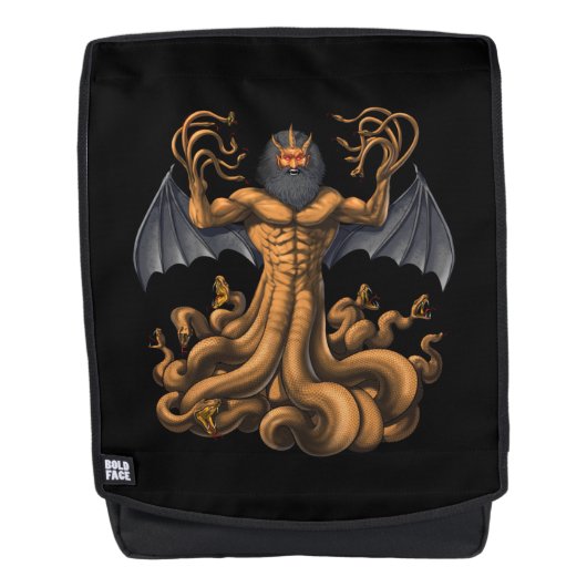 Sac À Dos Typhon de la créature mythologique grecque (Devant)