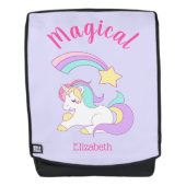 Sac À Dos Unicorne magique avec Rainbow Shooting Star (Devant)