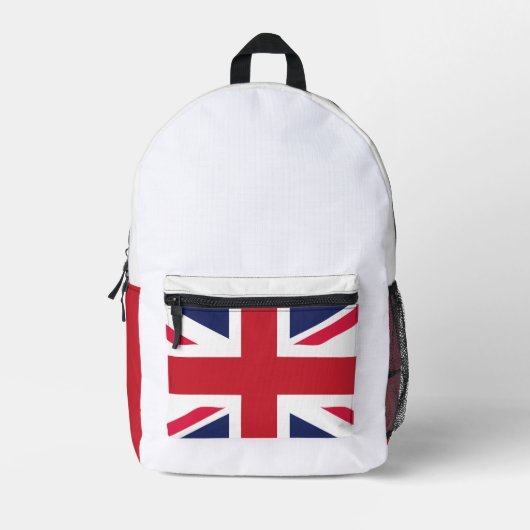 Sac à dos Union Jack | UK Flag Design simple (Recto)
