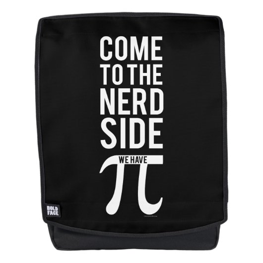 Sac À Dos Venez au côté nerd (Devant)