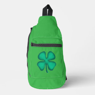 Sac à dos vert Lucky 4 Leaf Irish Clover