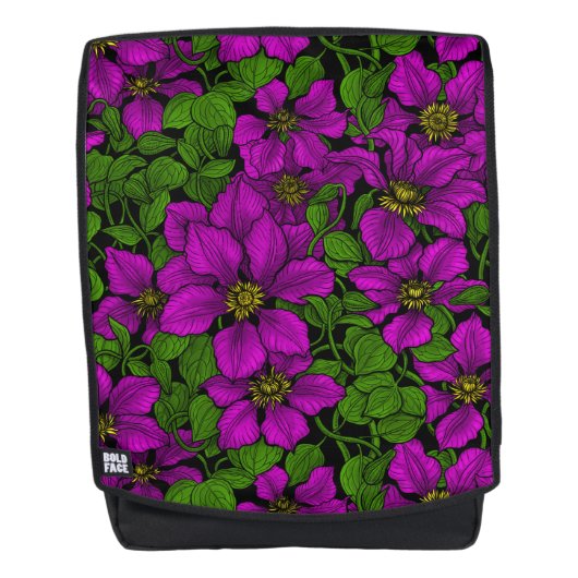 Sac À Dos Vigne Clematis rose (Devant)