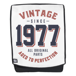 Sac À Dos Vintage Depuis 1977 Cadeau Anniversaire