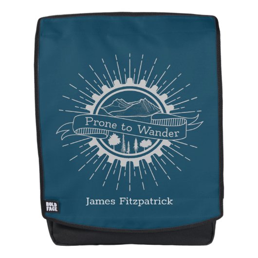 Sac À Dos Voyageur de promenade personnalisé (Devant)