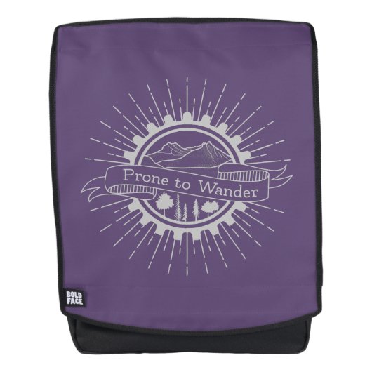 Sac À Dos Voyageur enclin à errer (Devant)